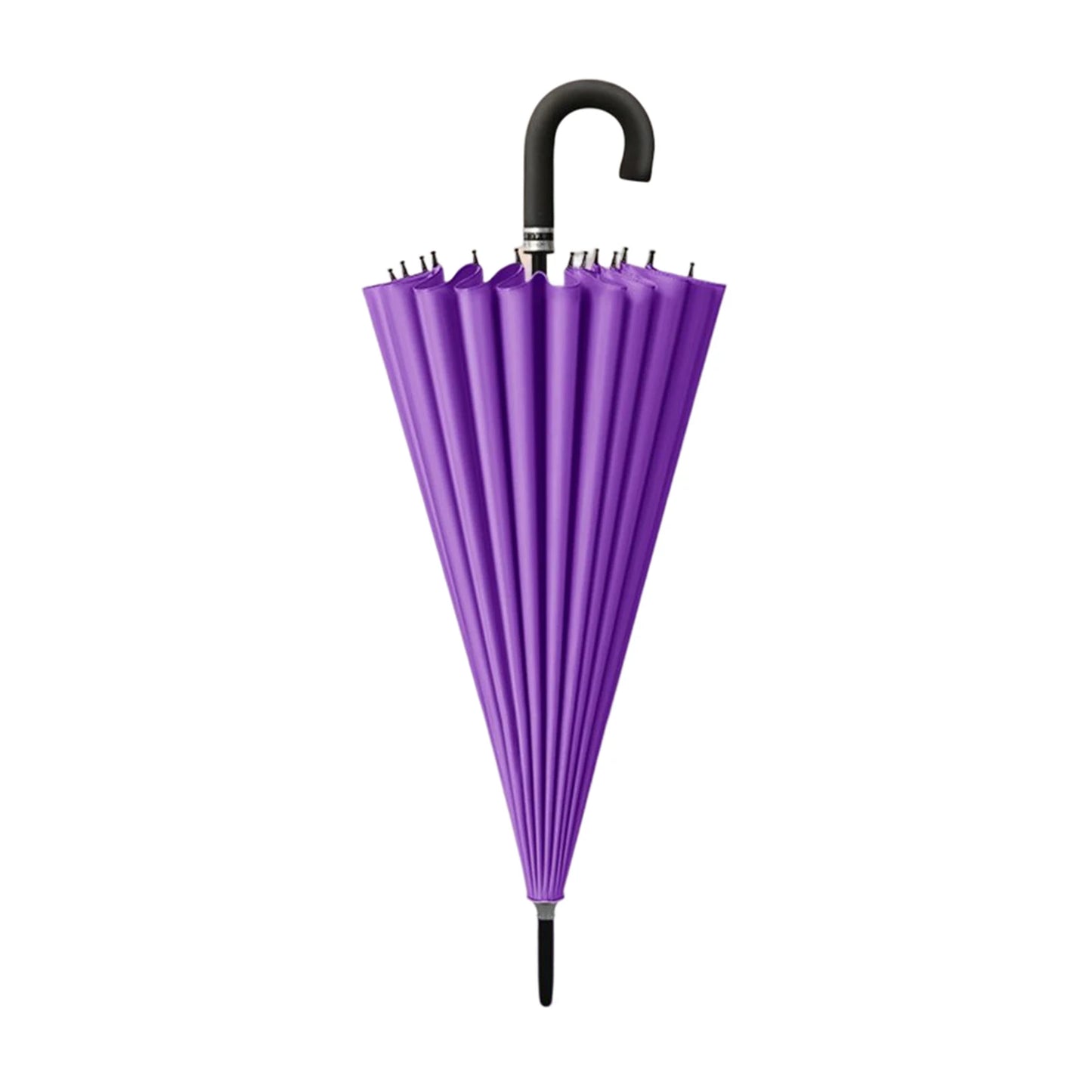 Blooming In Water Umbrellas Fresh-Style 24 Bone J Handle Large Umbrella Golfs UV Protection Rain-Umbrellas For All Season Peaceful Pleasures Health and Wellness Purple