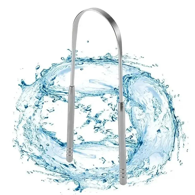 U-Shaped Stainless Steel Tongue Scraper | Fresh Breath Tool