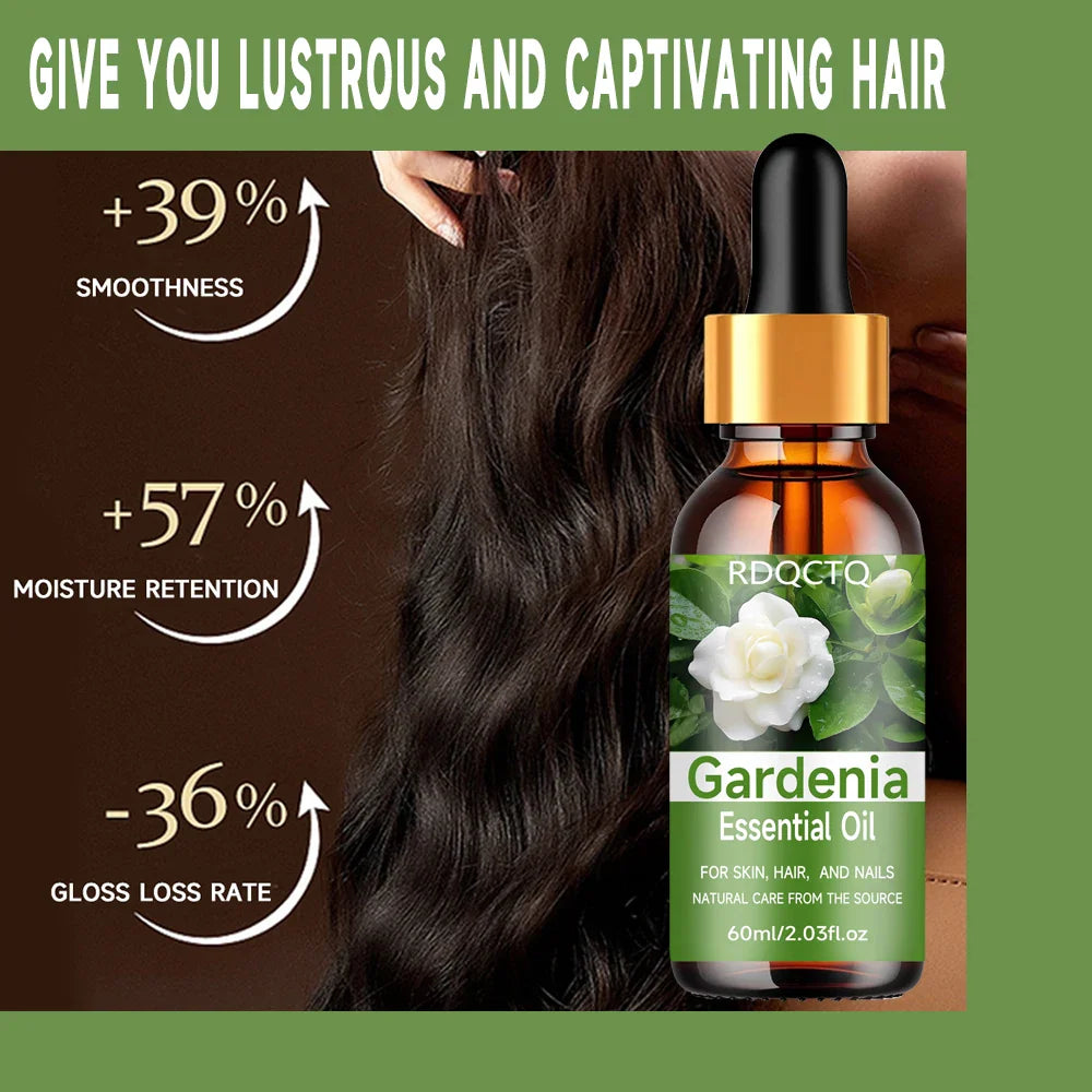Natural Gardenia Essential Oil for Skin, Hair & Nails 40/60ml