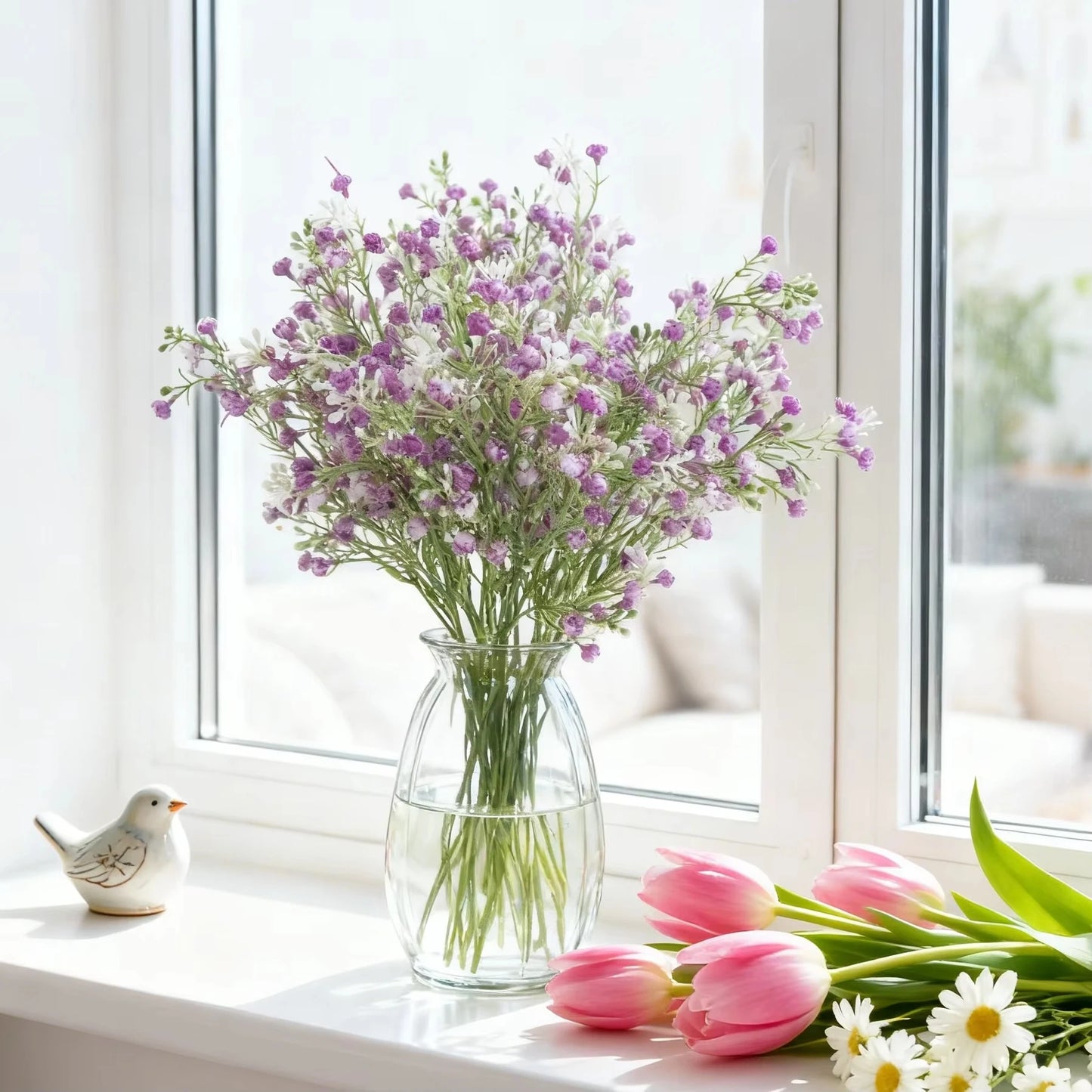 Artificial Gypsophila Bouquet | Wedding & Home Décor Flowers