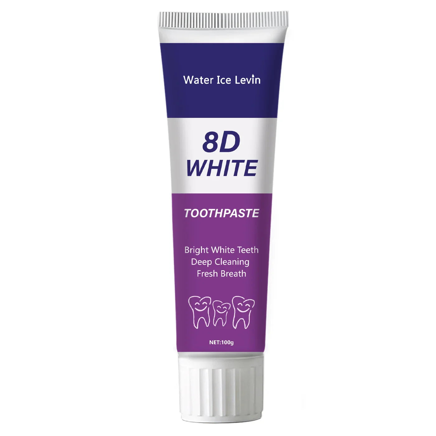 Purple Teeth Whitening Toothpaste – Apatite, Sulfate-Free, 100g
