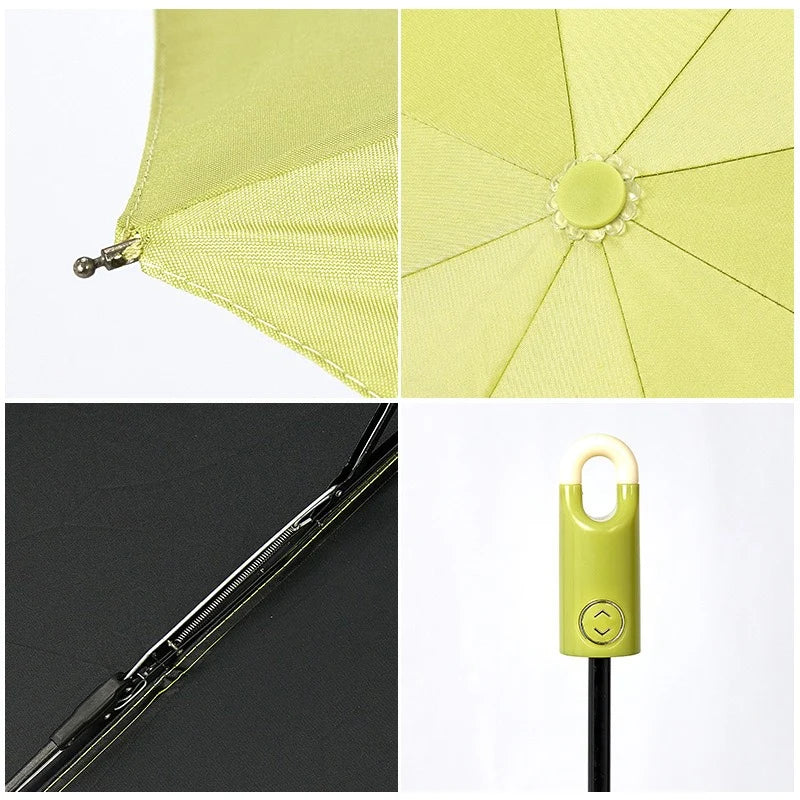 Automatic Folding Umbrella – UV Sun & Rain Protection