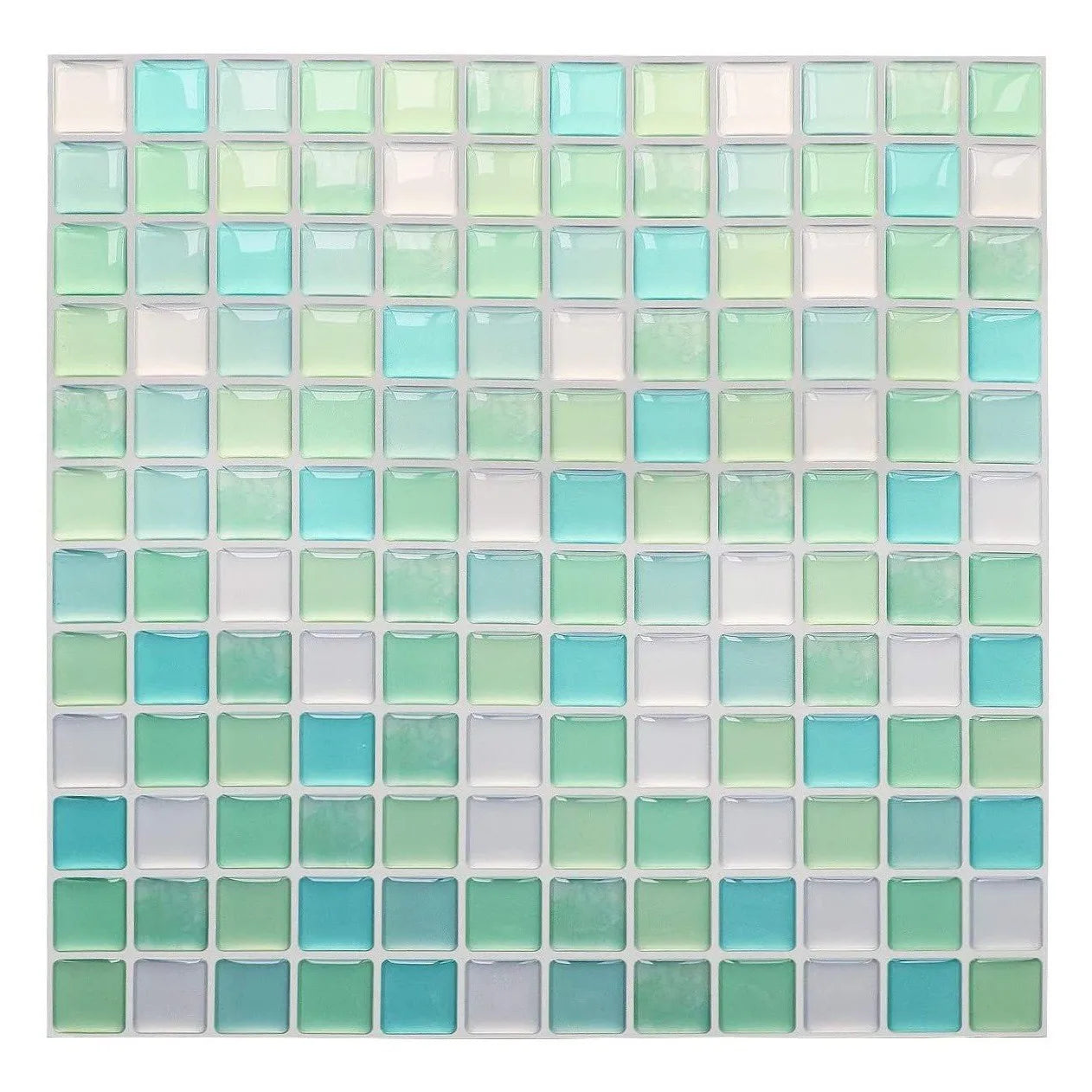 Drop-plastic mosaic wall stickers self-adhesive wall decoration stickers for foreign trade three-dimensional DIY home decoration Peaceful Pleasures Health and Wellness 5ps 1