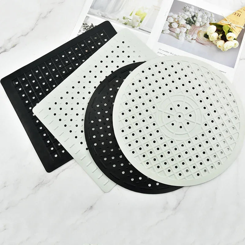 Quick-Dry Rubber Sink Mat – Anti-Slip Kitchen Sink Protector & Heat-Insulating Drain Pad