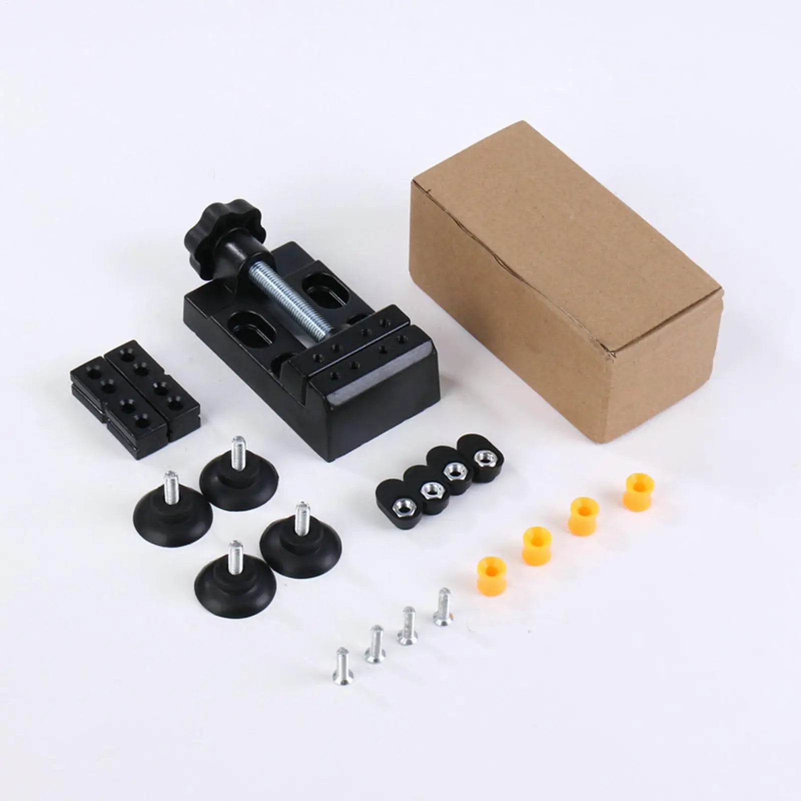 Mini Vice Clamp Multifunctional Portable Adjustable Drilling Tool DIY Projects Table Vise Grip for Jewelry Carving Watch Repair Peaceful Pleasures Health and Wellness