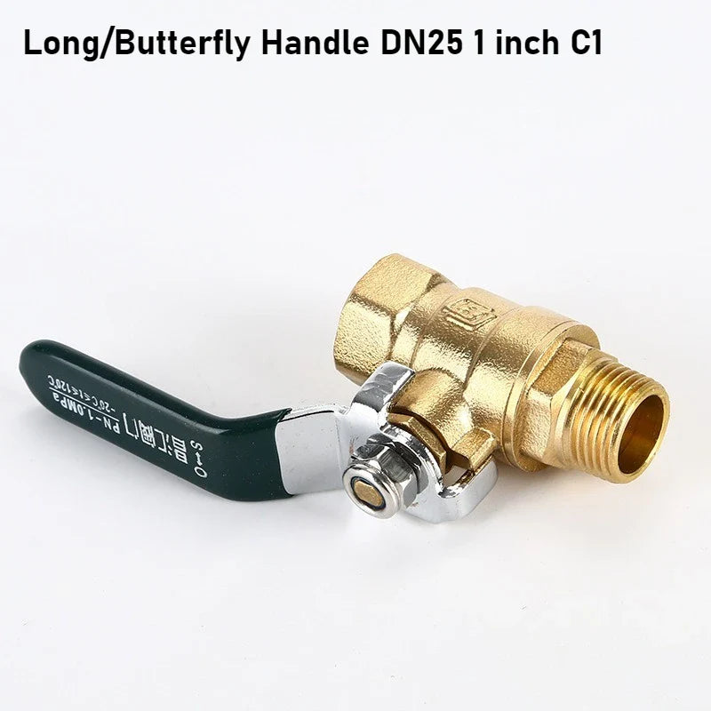 Full Bore Brass Ball Valve | Threaded Copper Water Switch