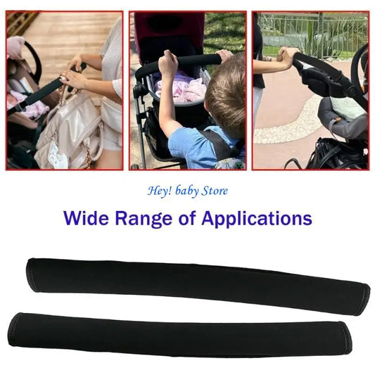 Neoprene Stroller Handle Cover | Soft, Non-Slip Ergonomic Grip Stroller Handle Cover Peaceful Pleasures Health and Wellness CN
