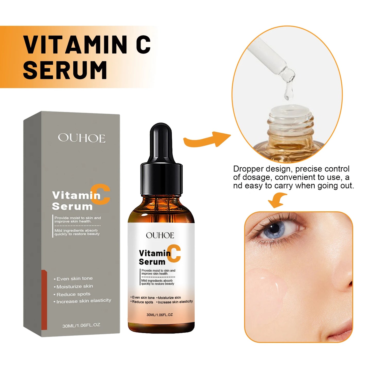 Vitamin C Anti-Aging Face Serum | Reduce Wrinkles & Firm Skin