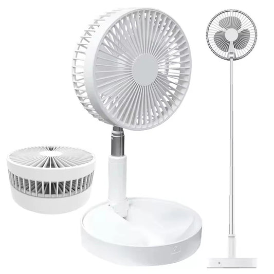 Best Seller Mini Foldable Bladeless Rechargeable Air Cooling Fan with Adjustable Height for Home Office Outdoor Hotel Use Peaceful Pleasures Health and Wellness