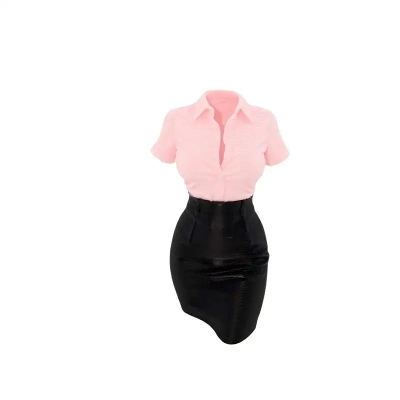 3D Printed Office Lady Desk Statue | Creative Desktop Ornament