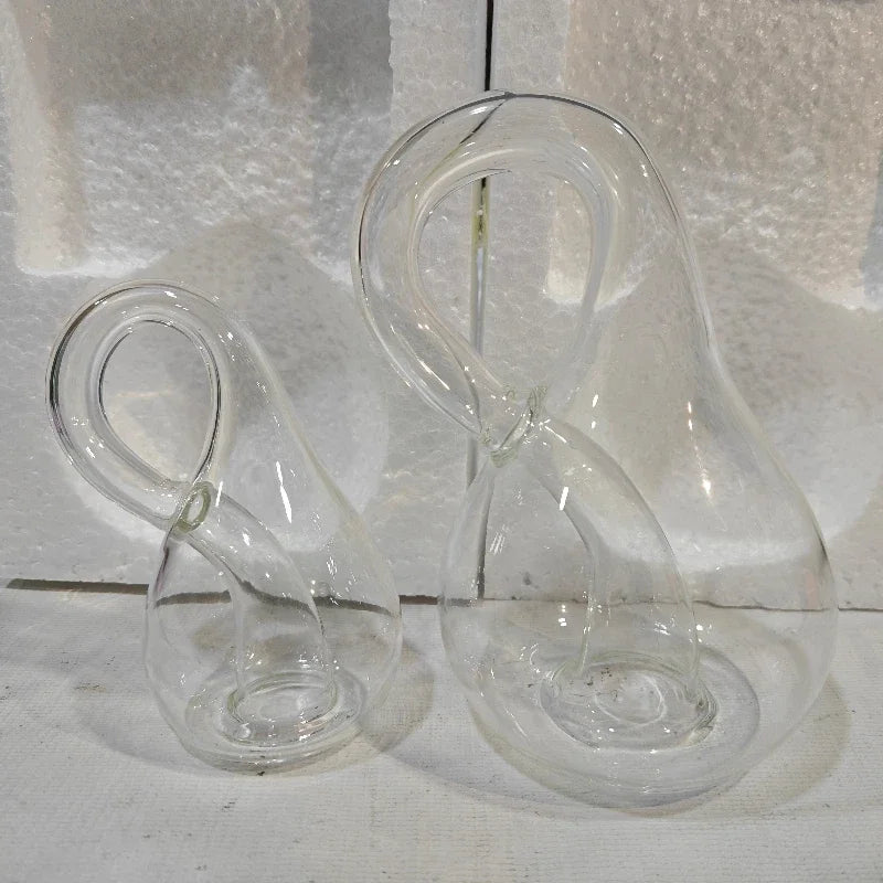 Klein Bottle Glass Ornament | 4D Mathematical Décor Gift