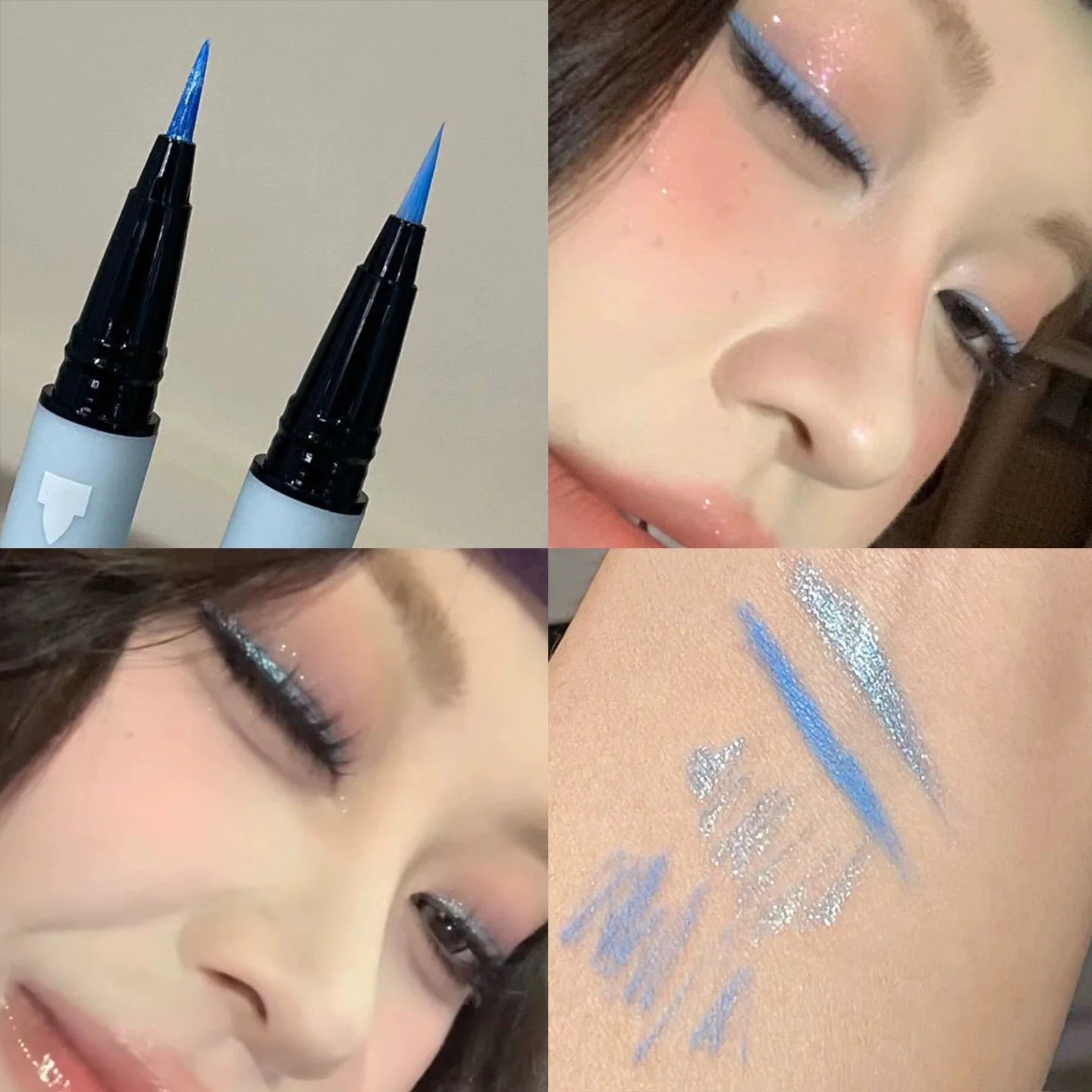HERORANGE Double-Head Pearlescent Eyeliner Pen | Waterproof