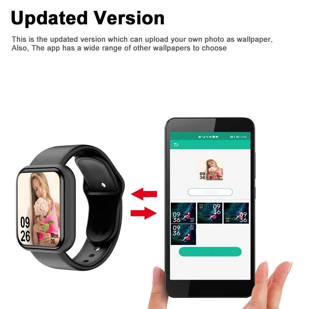 Y68 Smart Watch Fitness Tracker – Men & Women | Android iOS