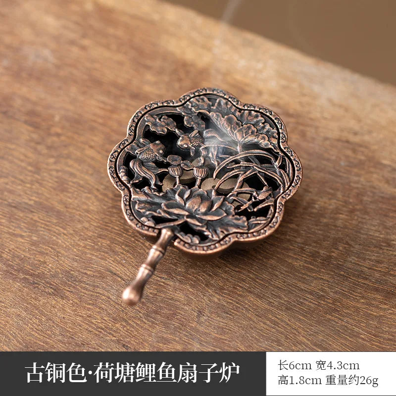 Mini Zen Inspired Small Incense Burner, Small Auspicious Cloud, Incense Plate, Aromatherapy Burner, Incense Path Accessories Peaceful Pleasures Health and Wellness type13