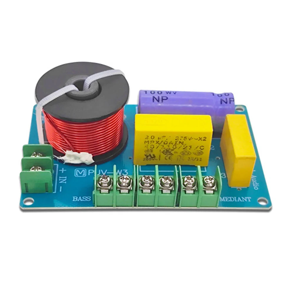 3-Way Hi-Fi Crossover Filter Module MKP 200W – 3.5–8" Speakers
