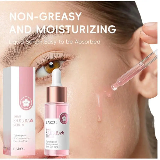 LAIKOU Cherry Blossom Face Serum 30ml – Hydrating & Firming Face Serum Oasis Select