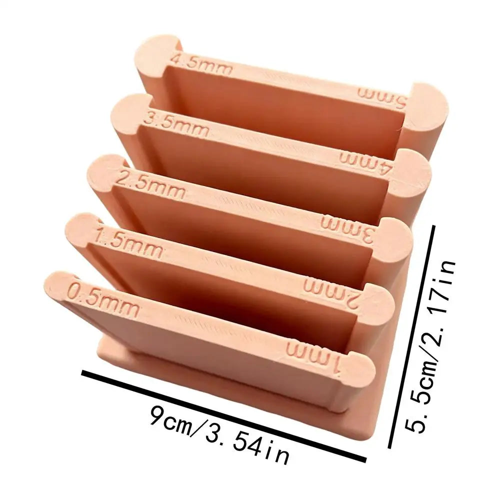 Clay Rolling Tool Kit with Thickness Guide | Jewelry & Pottery