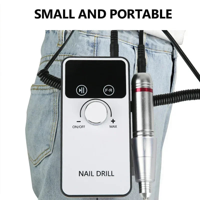 45000 RPM Rechargeable Electric Nail Drill Machine – Low Noise