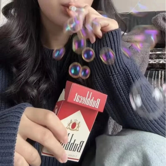 Funny Cigarette Box Bubble Machine – Party Toy & Photo Prop Novelty Bubble Toy Peaceful Pleasures Health and Wellness