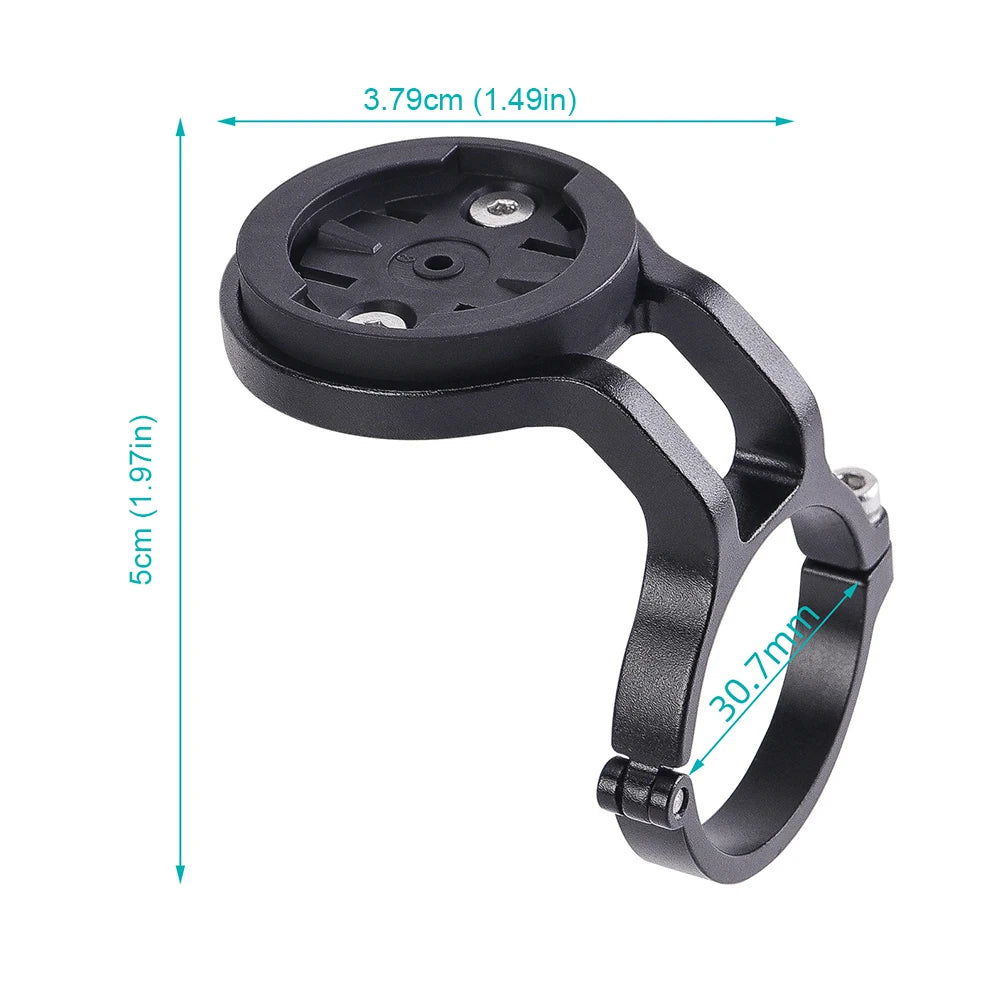 Bike Handlebar Computer Holder Aluminum Alloy Speedometer Mount Bracket Lightweight for Garmin/Wahoo/Bryton/XOSS/IGPSPORT Peaceful Pleasures Health and Wellness