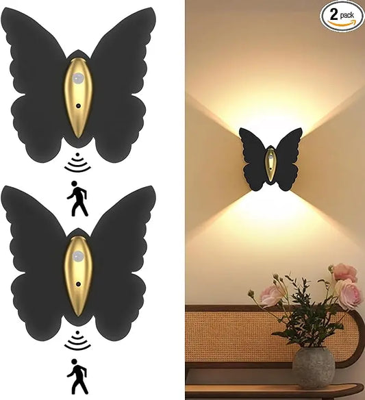 Butterfly Solar Wall Light – Motion Sensor & IP65 Waterproof Solar Wall Light Peaceful Pleasures Health and Wellness