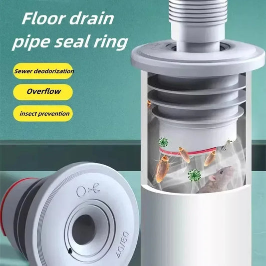 Silicone Drain Plug – Anti-Odor Floor Drain Seal for Sink & Bath Drain Seal Plug Peaceful Pleasures Health and Wellness