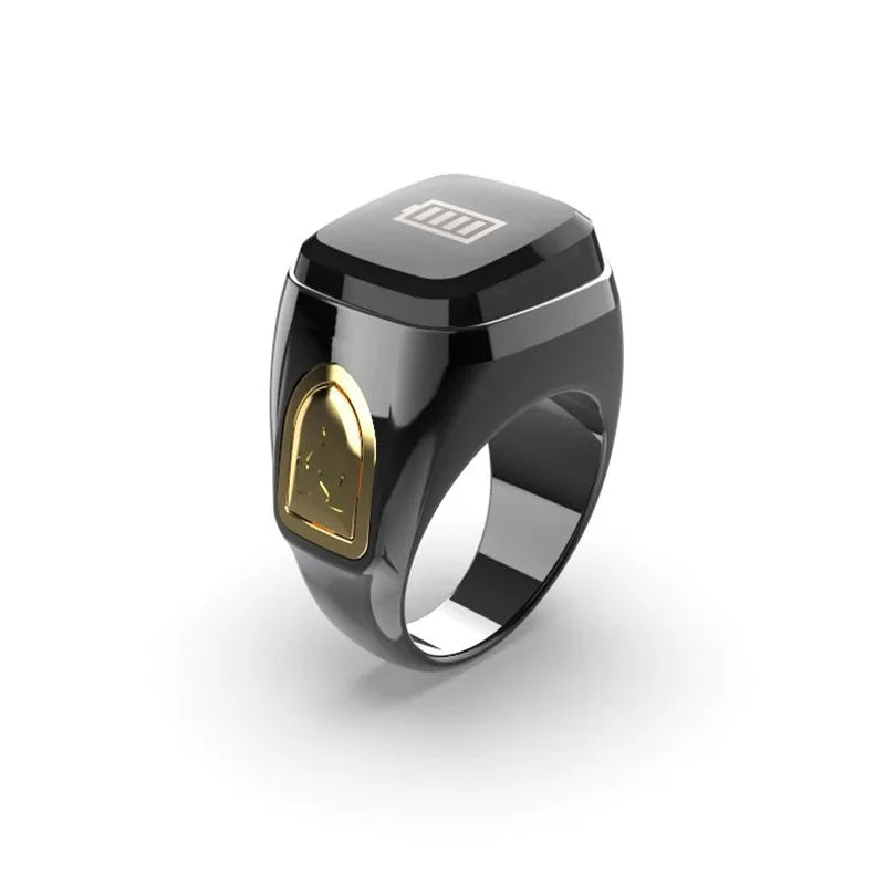 Smart Tasbih Prayer Ring Counter – APP & Vibration Reminder