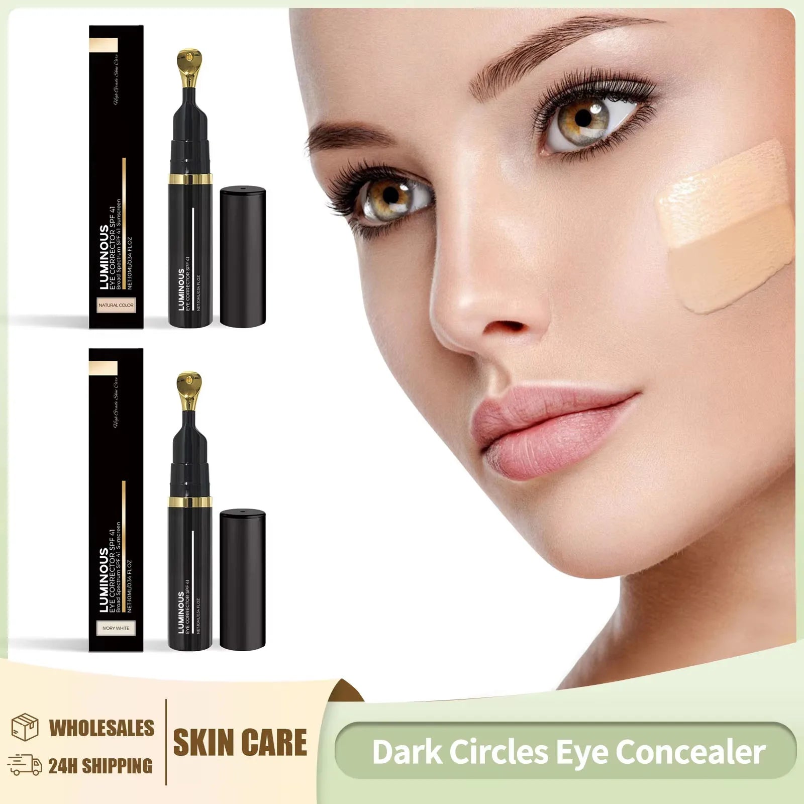 Dark Circles Concealer Long Lasting Not Easy to Remove Makeup Lightweight Skin-Friendly Full Coverage Concealer Cosmetics Makeup Peaceful Pleasures Health and Wellness