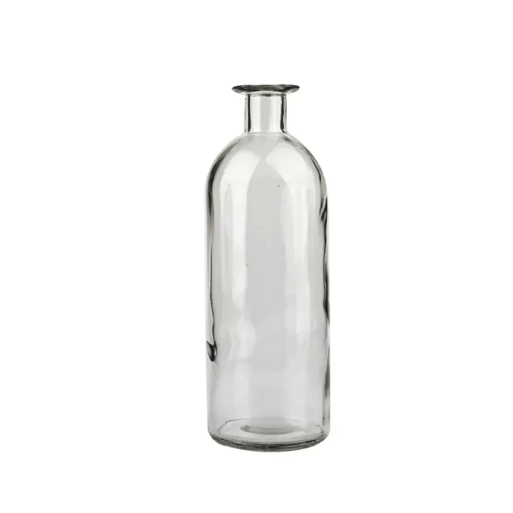 Transparent Glass Flower Vase | Modern Hydroponic Table Decor