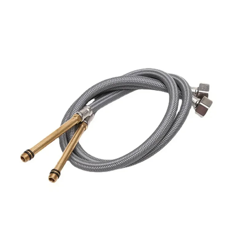 2-Pack G1/2" Stainless Steel Braided Flexible Shower Hose