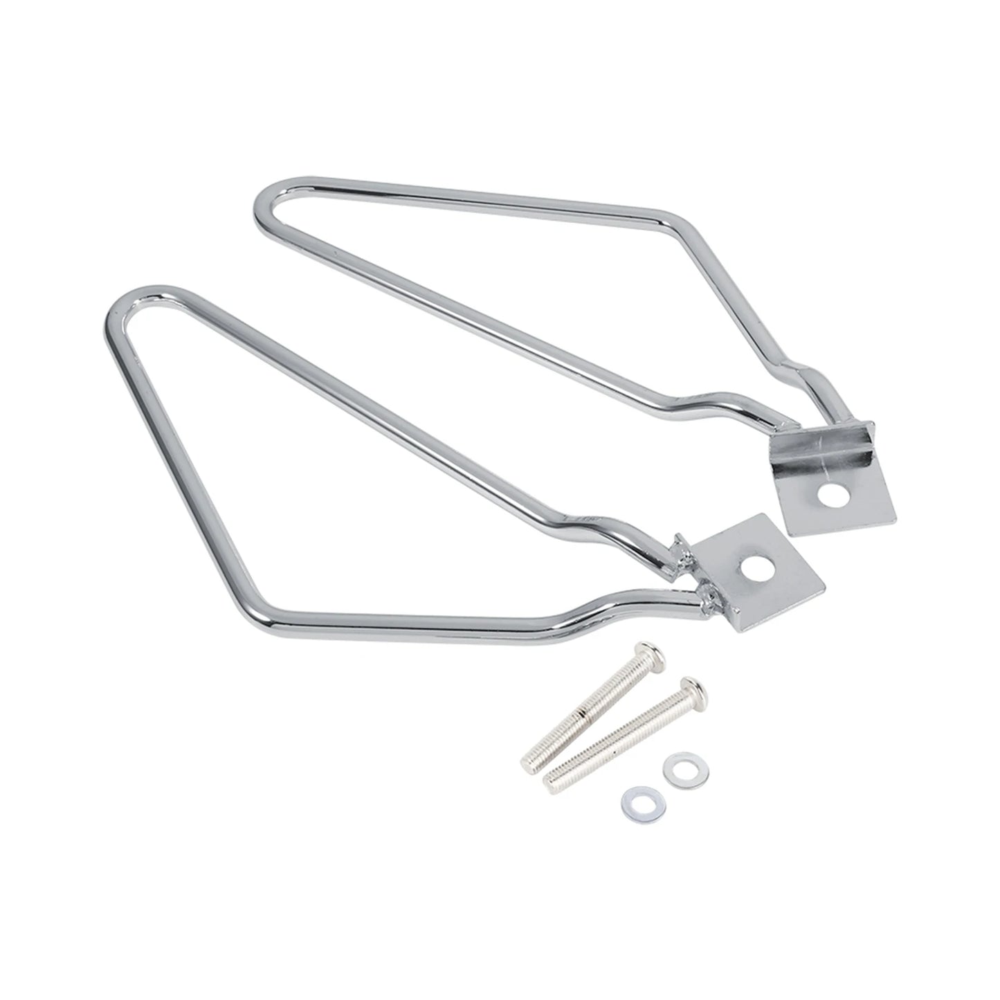 2x Motorcycle Saddlebags Mount Brackets Support XL883 1200 HD1450 1584