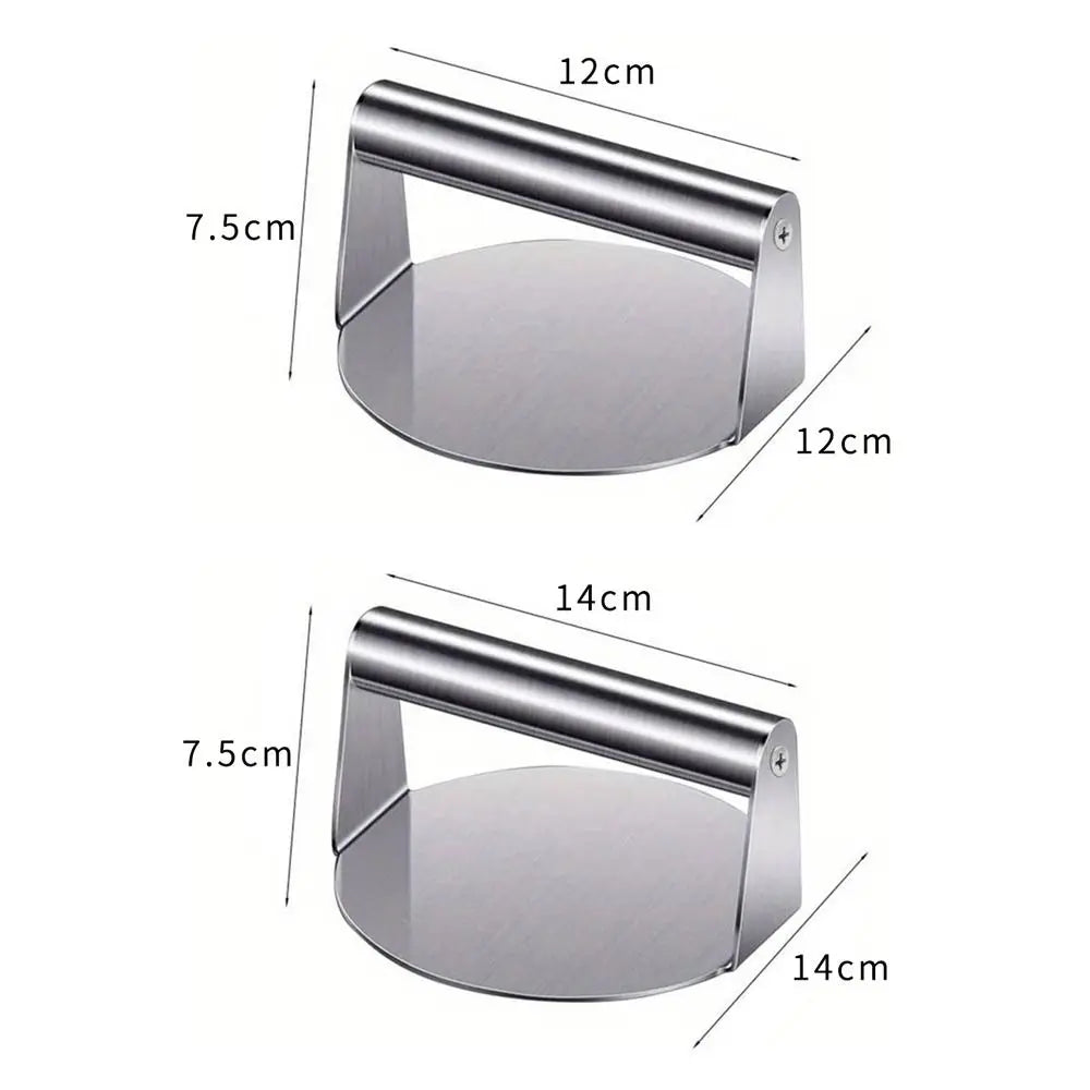 Stainless Steel Smash Burger Press | No-Rust Grill Smasher