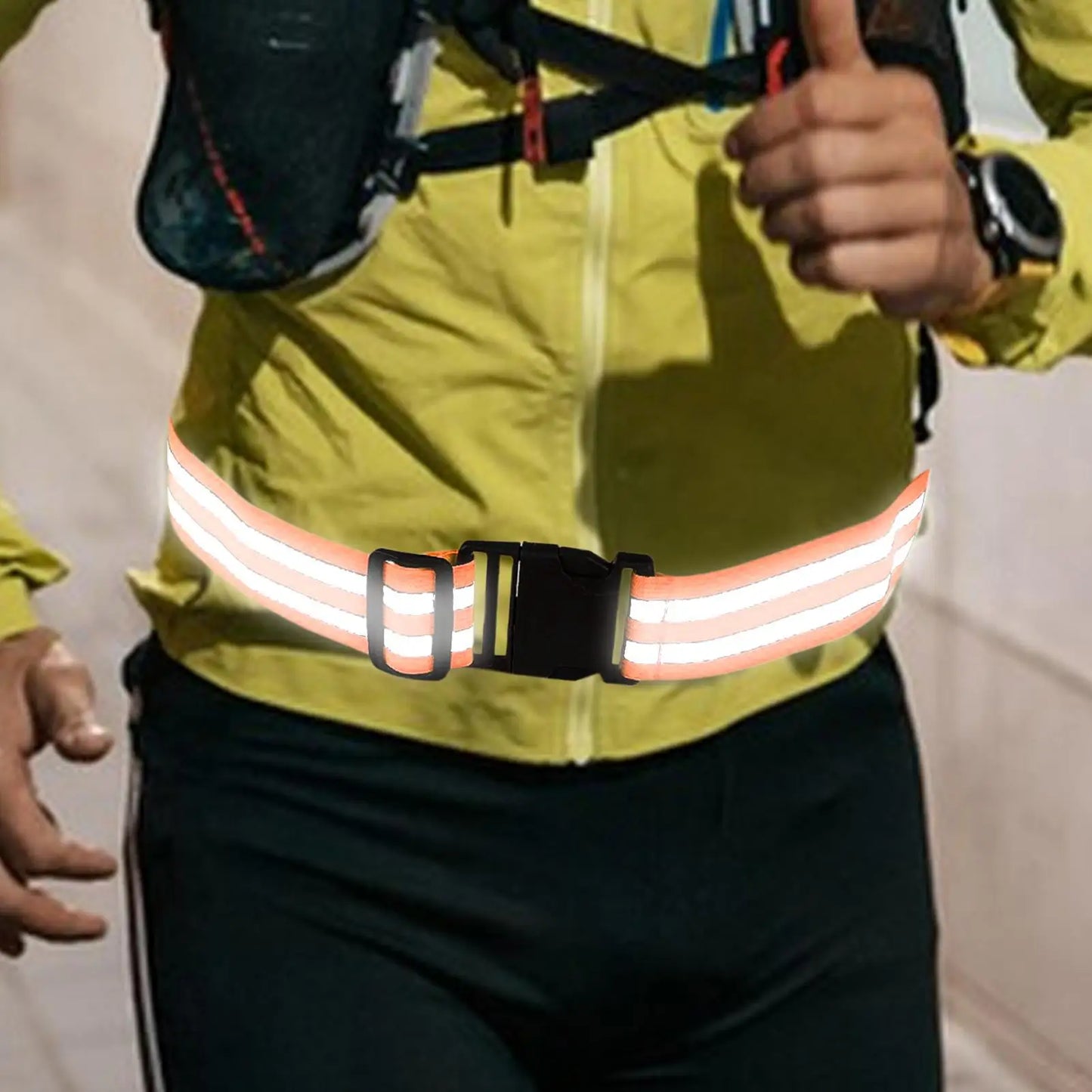 Elastic Reflective Safety Belt for Night Running & Outdoors