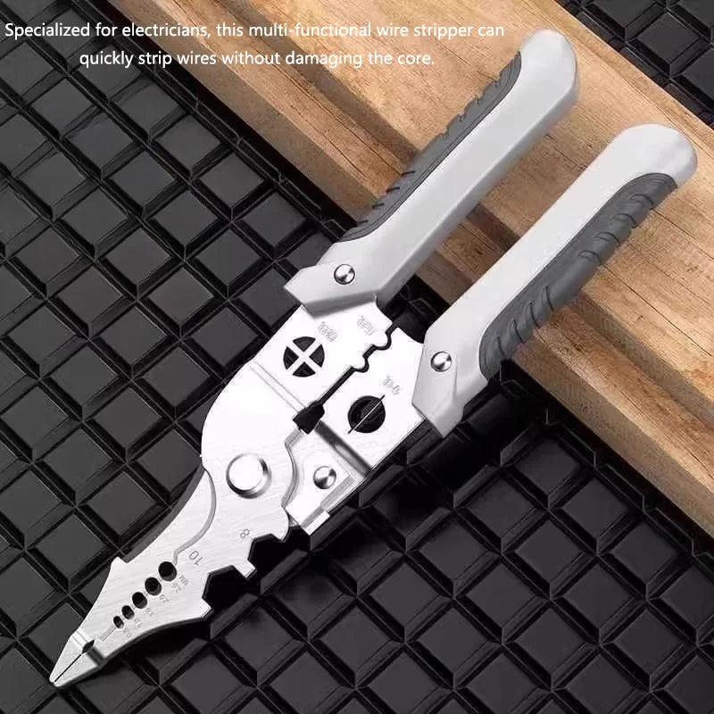 Specialized Electrical Wire Stripping Pliers for Stripping Stripping Pressing Winding and Cutting Wires Peaceful Pleasures Health and Wellness