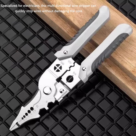 Specialized Electrical Wire Stripping Pliers for Stripping Stripping Pressing Winding and Cutting Wires Peaceful Pleasures Health and Wellness