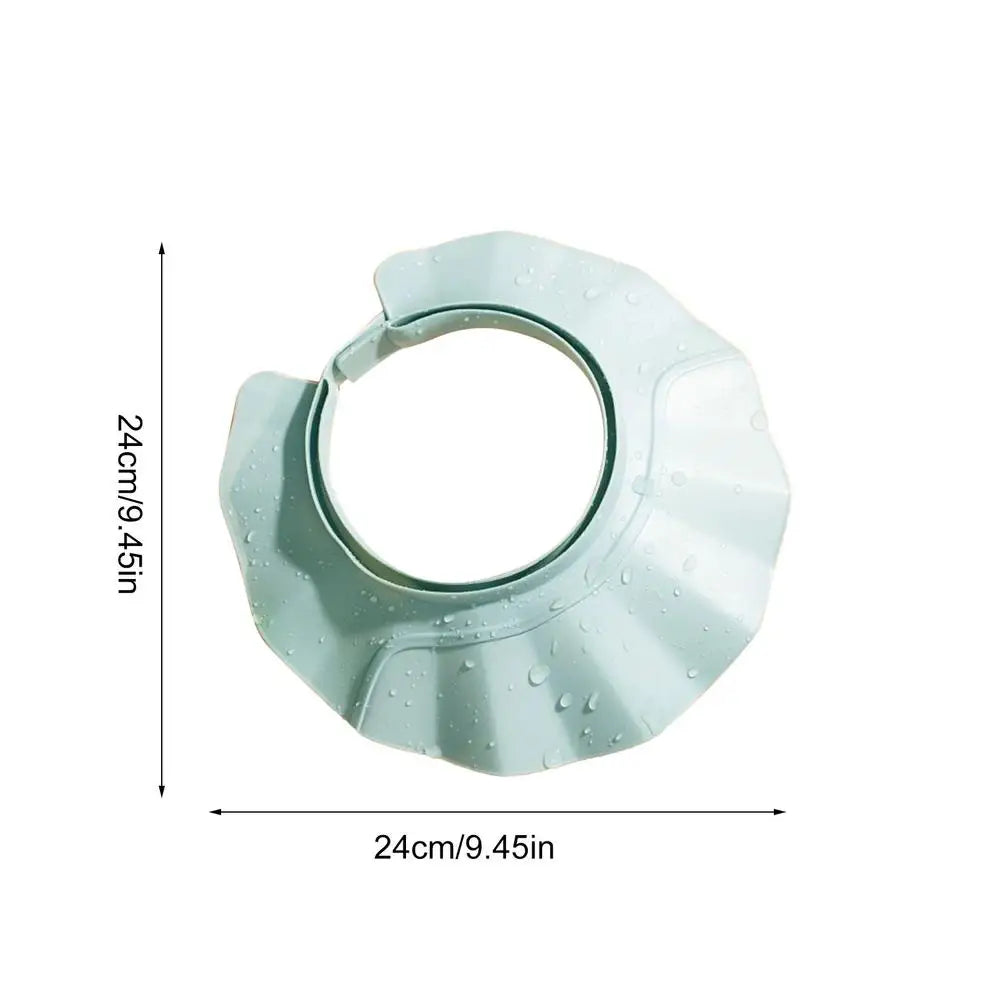 Baby Adjustable Shower Cap – Waterproof Hair Wash Visor for Kids Baby Shower Cap Peaceful Pleasures Health and Wellness Blue
