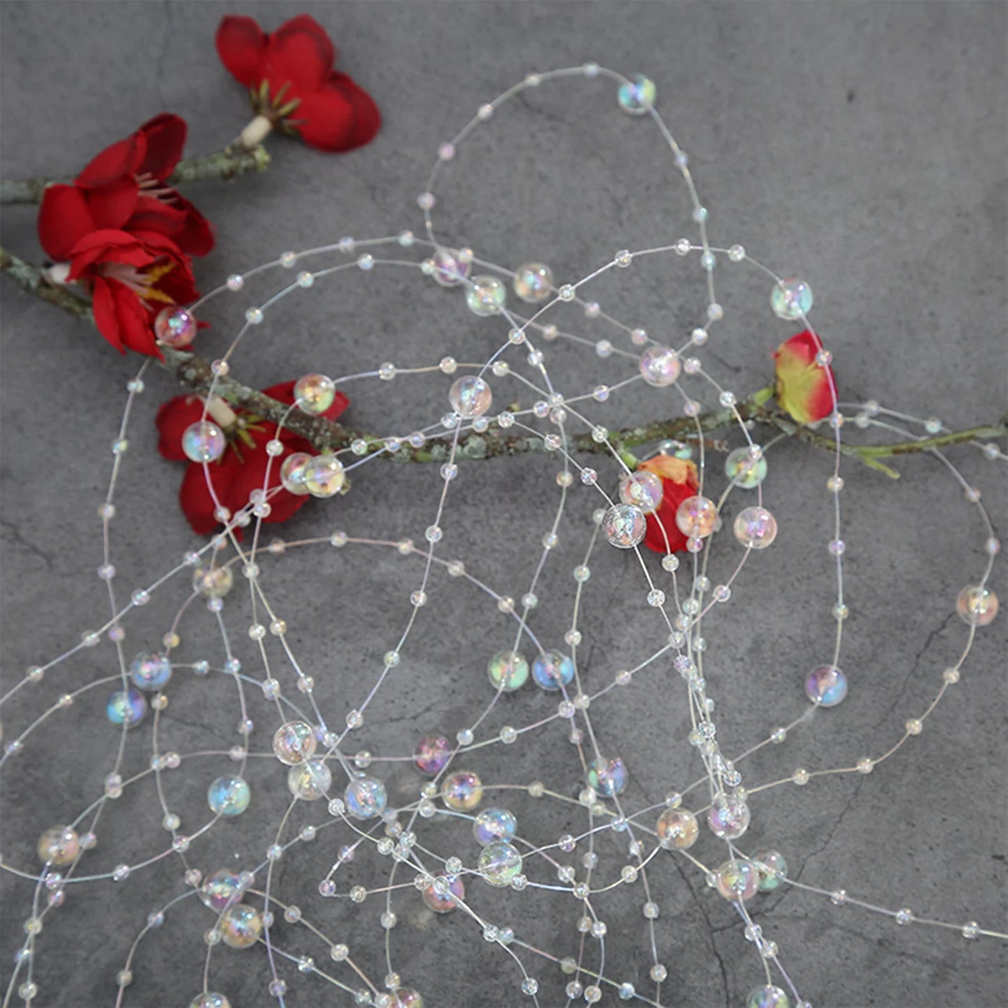 30 Meters Colorful Bead Chain Link Ball Pearl Beading Chain for Jewelry Making DIY Craft Peaceful Pleasures Health and Wellness