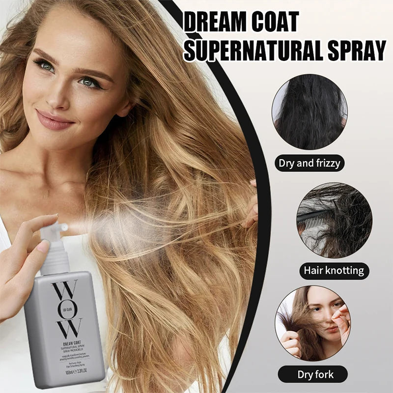 Super Soft Leave-In Conditioner Spray Hair Scalp Treatment Smoothing Straightening Shiny Repair Damaged Hair Care Hair Oil Spray Peaceful Pleasures Health and Wellness