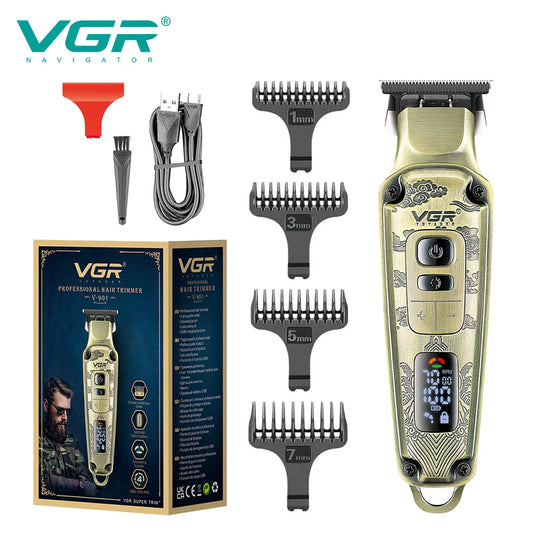 VGR V-901 Cordless Hair Clipper | Professional Men's Trimmer Cordless Hair Clipper Peaceful Pleasures Health and Wellness 901 usb
