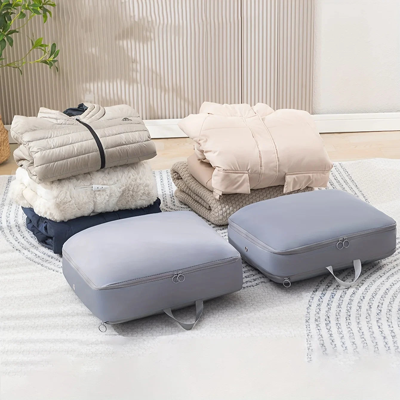 Compression Packing Bag – Space-Saving Clothes & Quilt Storage