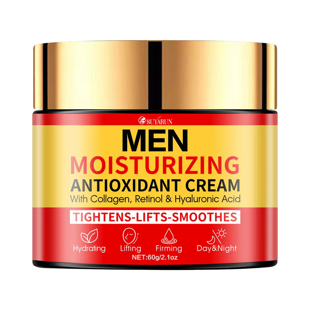 SUYARUN Men's Firming Face Cream – Oil-Free & Hydrating
