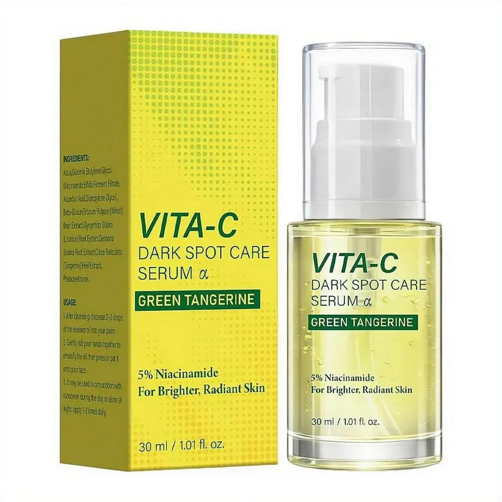 Green Tangerine Brightening Serum – 5% Niacinamide & Vitamin C