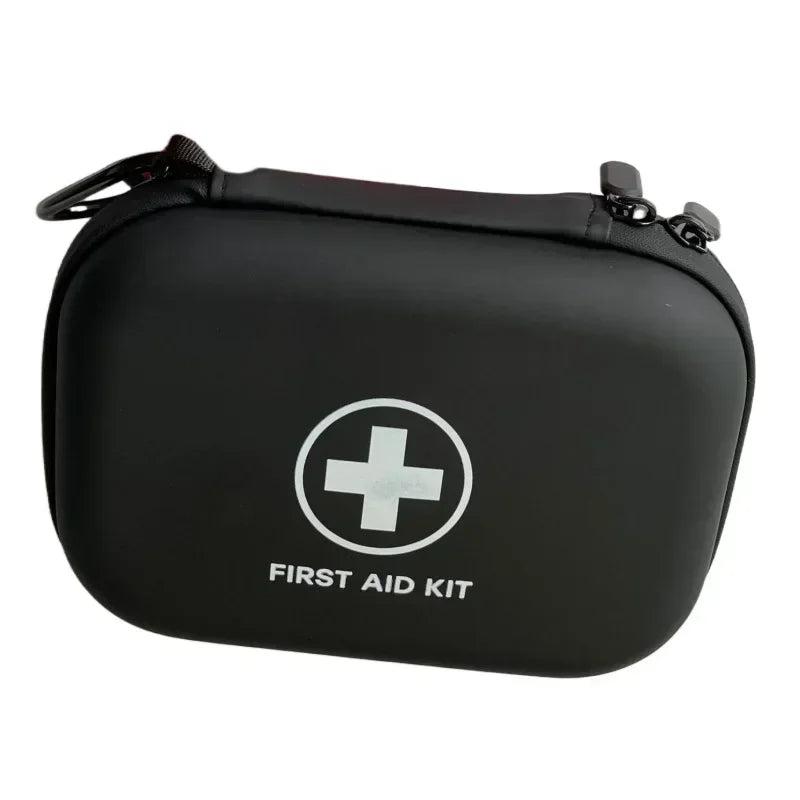 Portable Home First Aid Kit School Emergency Epidemic Prevention PU Waterproof First Aid Kit Car EVA Hard Shell Storage Kit Peaceful Pleasures Health and Wellness