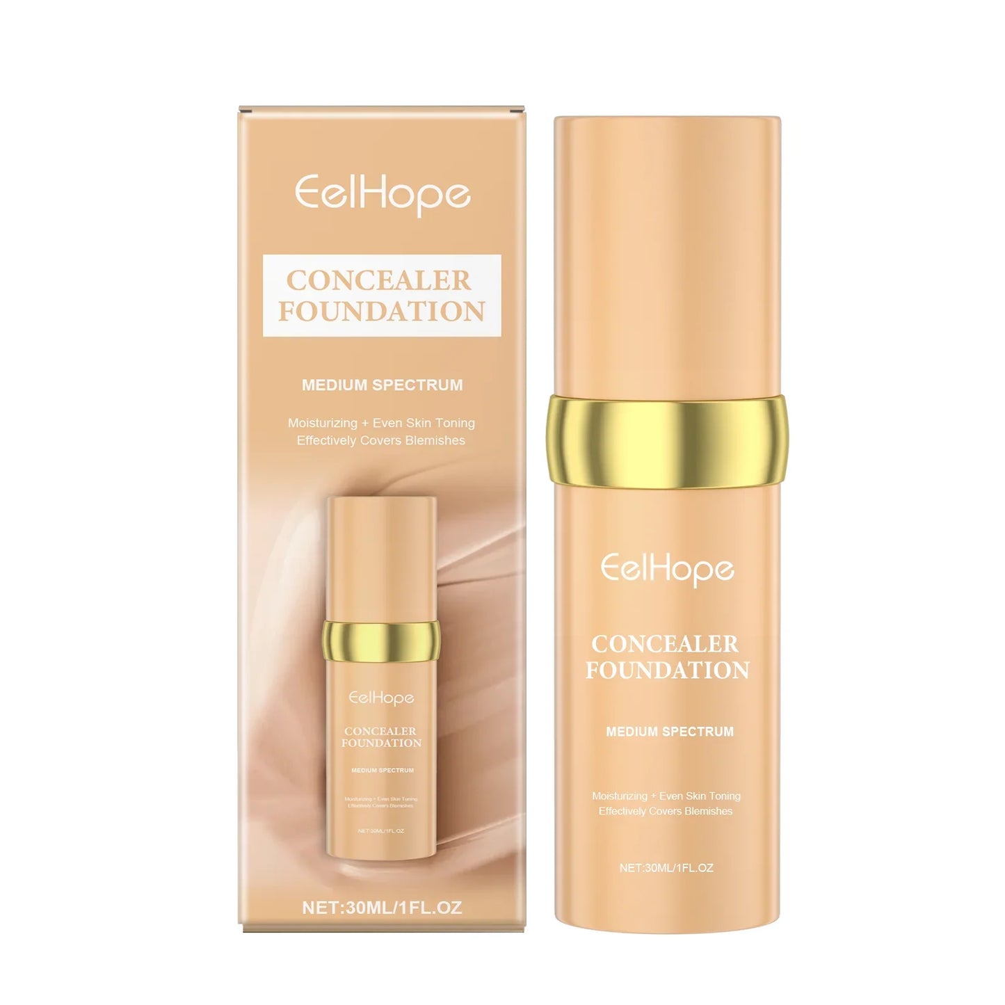 Eelhope Color-Changing Foundation – Hydrating Longwear Concealer