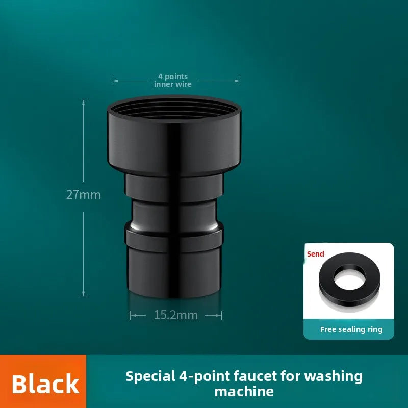 3/4" & 1/2" Thread Faucet Hose Tap Water Quick Connector