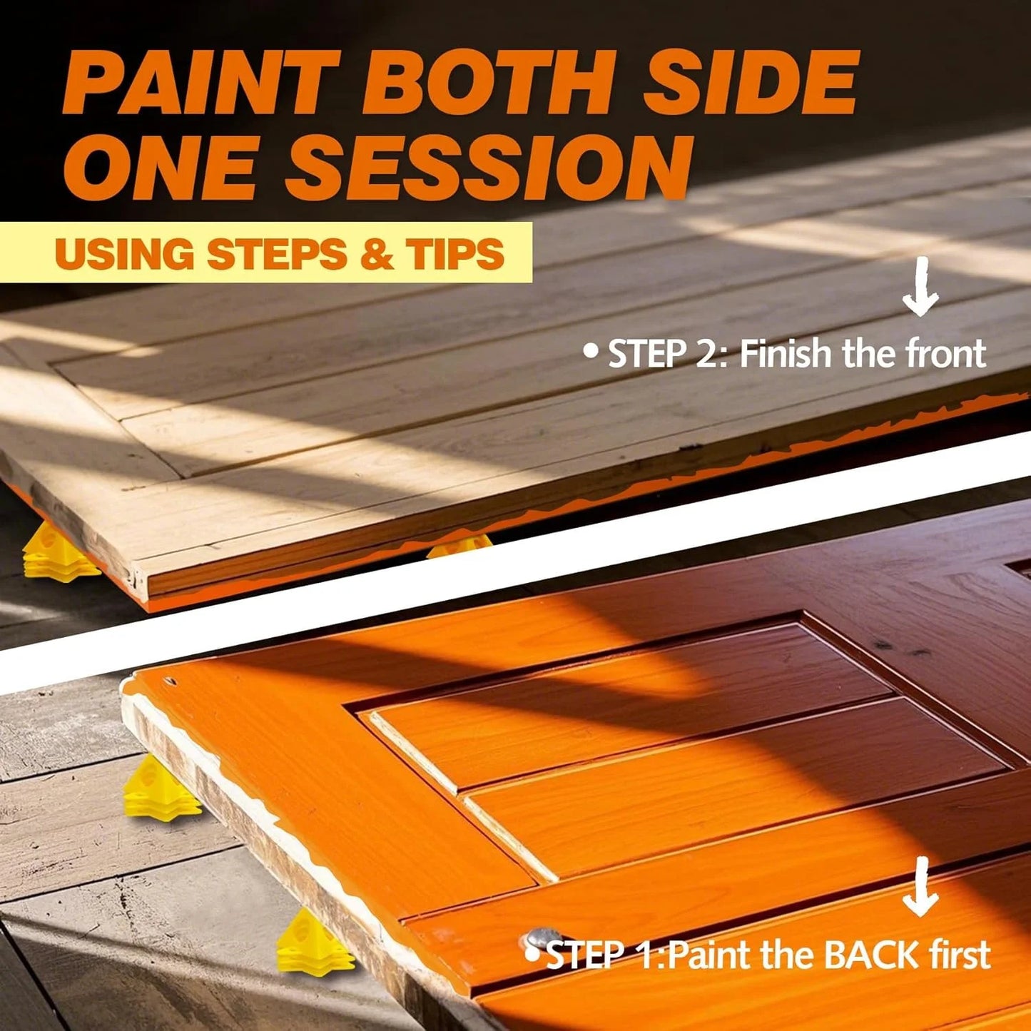 Painters Pyramid Stands Cabinet Doors Paint Pouring Mini Triangle