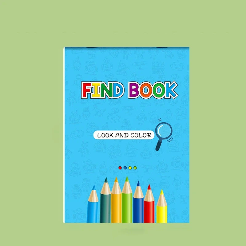 32 Pages Search Find Activity Book Look Kids Educational Puzzle