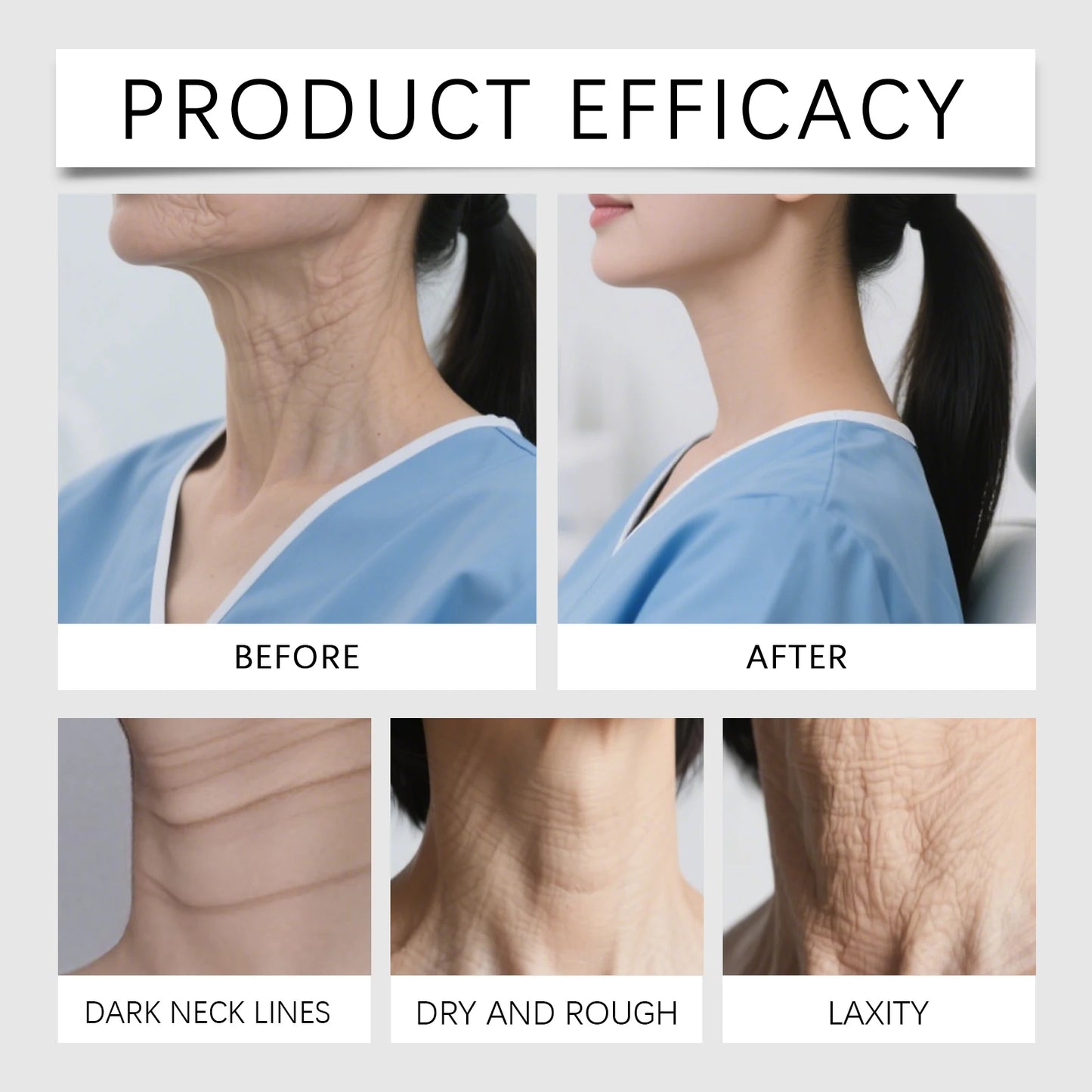 12-Pack Hydrating Neck Mask Patches | Firming & Moisturizing