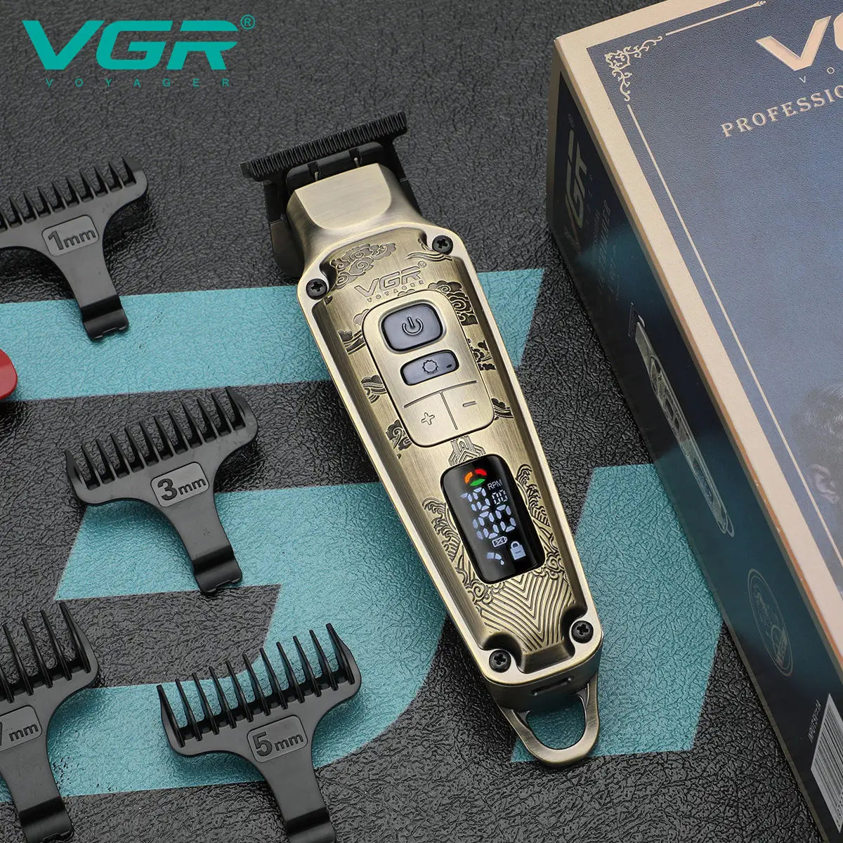 VGR V-901 Cordless Hair Clipper | Professional Men's Trimmer