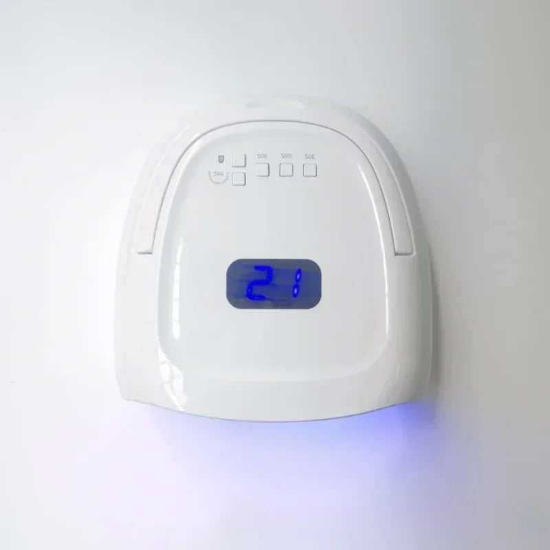 60W Cordless UV LED Nail Lamp | 15600mAh Rechargeable Gel Dryer